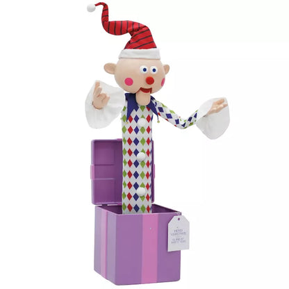 5 Ft 3 In Misfit Charlie-in-the-Box Animatronic - Rudolph the Red-Nosed Reindeer - US 5125