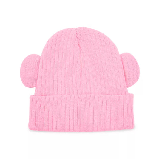 3D Kirby Face Cuff Beanie Hat - US 8456