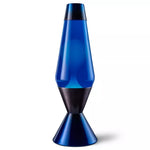 16.3 Inch Metallic Gray and Blue Lava Lamp - US 6352