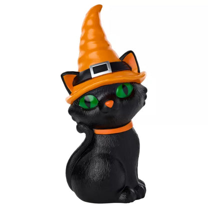 24" Light-Up Blow Mold Witch Cat - US 8044