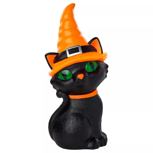 24" Light-Up Blow Mold Witch Cat - US 8044