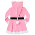 Adult Pink Hooded Santa Dress - US 0405