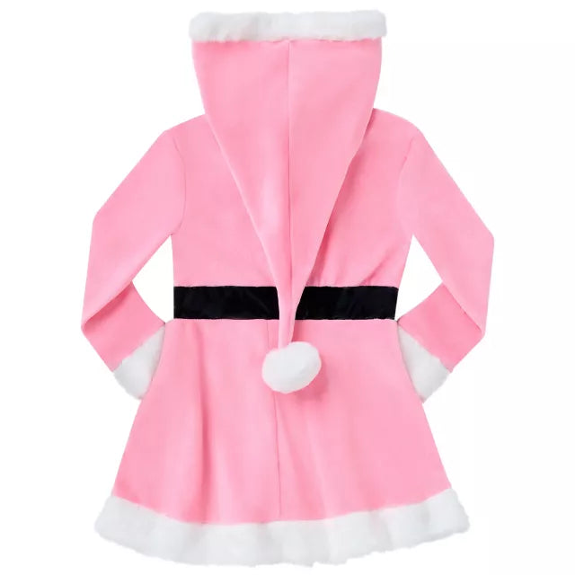 Adult Pink Hooded Santa Dress - US 0405