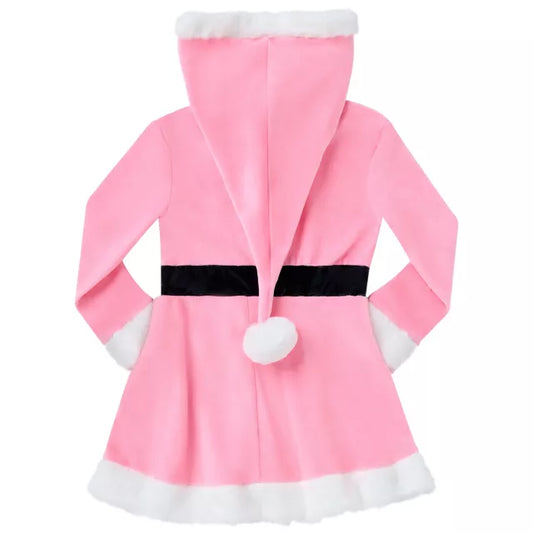 Adult Pink Hooded Santa Dress - US 0405