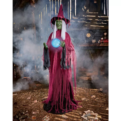 6 Ft 11 In Lady Misfortune Animatronic - US 5029