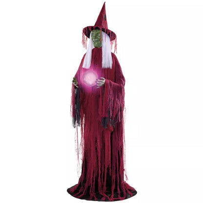 6 Ft 11 In Lady Misfortune Animatronic - US 5029