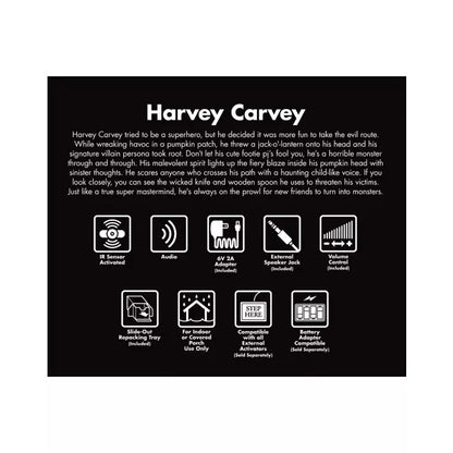 4 Ft 4 In Harvey Carvey Animatronic - US 9289