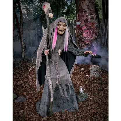 5 Ft 9 In Willow Witch Animatronic - US 9913