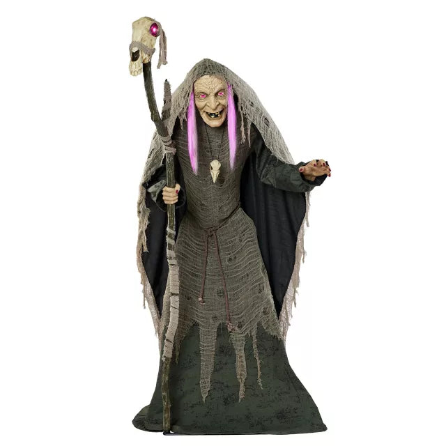 5 Ft 9 In Willow Witch Animatronic - US 9913