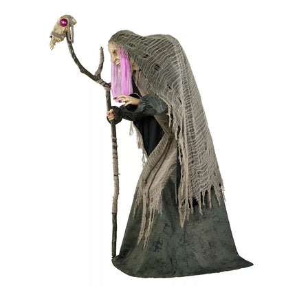 5 Ft 9 In Willow Witch Animatronic - US 9913