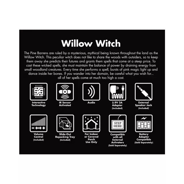 5 Ft 9 In Willow Witch Animatronic - US 9913