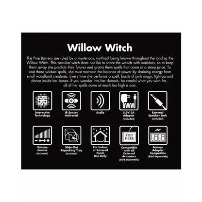 5 Ft 9 In Willow Witch Animatronic - US 9913