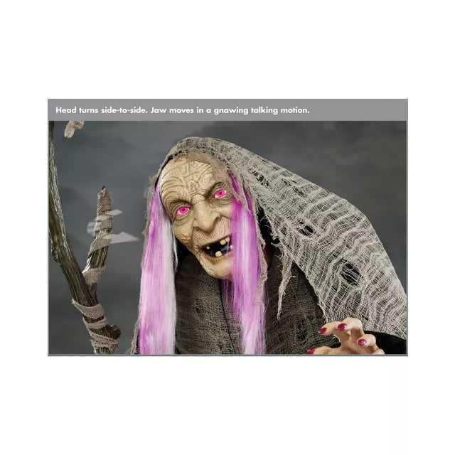 5 Ft 9 In Willow Witch Animatronic - US 9913