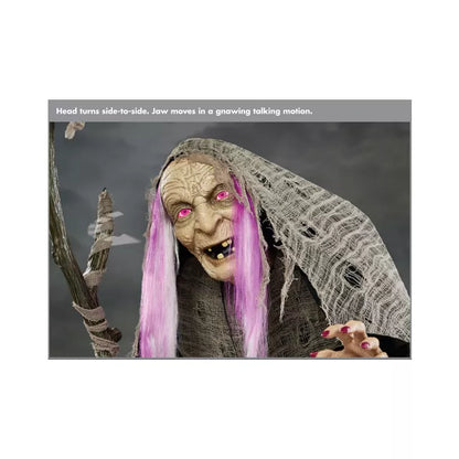 5 Ft 9 In Willow Witch Animatronic - US 9913