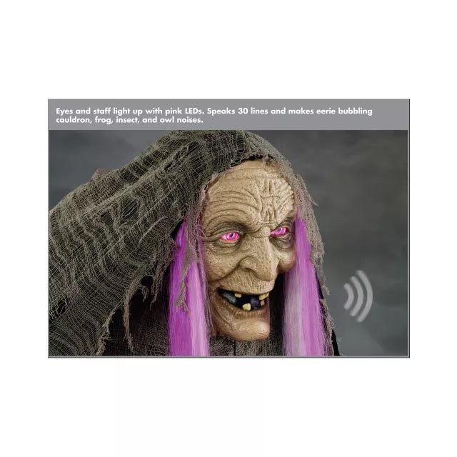 5 Ft 9 In Willow Witch Animatronic - US 9913