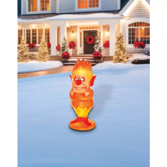2 Ft Light-Up Blow Mold Heat Miser Decoration - The Year Without A Santa Claus - US 5172