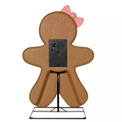 3 Ft Light-Up Gingerbread Girl Animatronic - US 8065