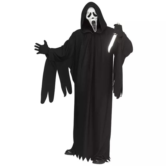 Adult 30th Anniversary Glow in the Dark Ghost Face Costume - US 6763