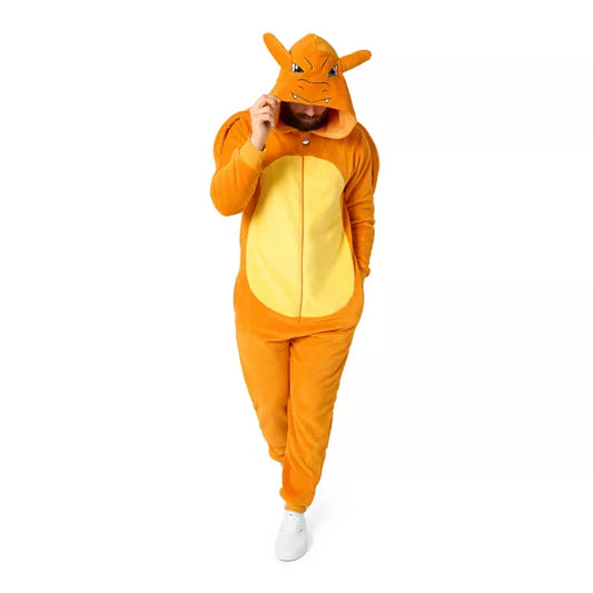 Adult Charizard Deluxe Hooded Jumpsuit - Pokémon - US 9053