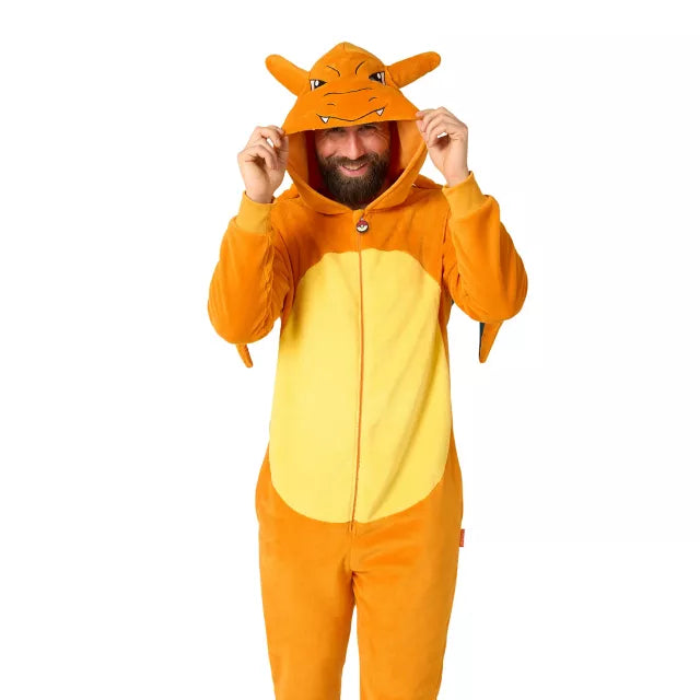Adult Charizard Deluxe Hooded Jumpsuit - Pokémon - US 9053
