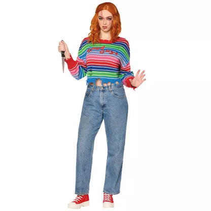 Adult Chucky Sweater and Knife Set - US 9355
