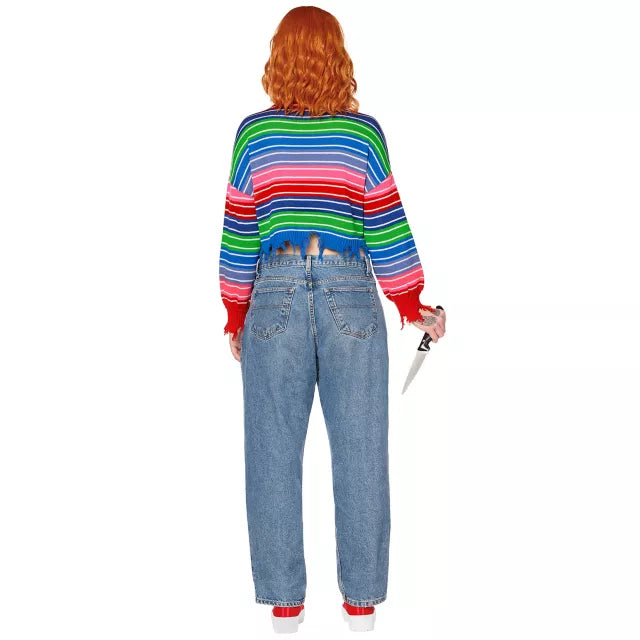 Adult Chucky Sweater and Knife Set - US 9355