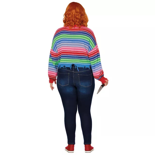 Adult Chucky Sweater and Knife Set - US 9355