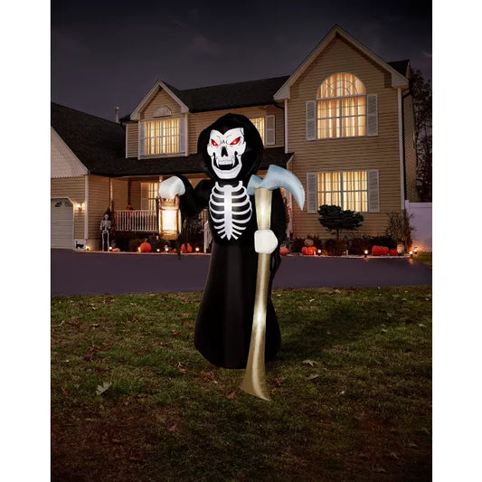 8 Ft Light-Up Reaper Inflatable Decoration - US 4573