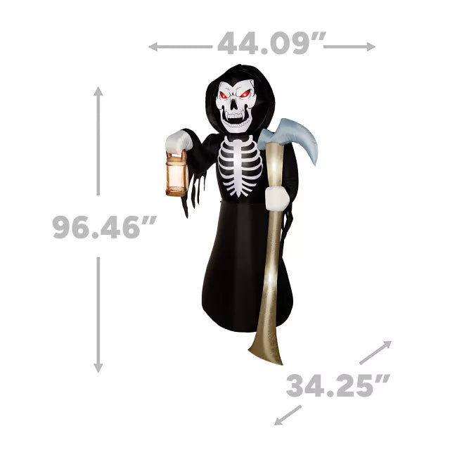 8 Ft Light-Up Reaper Inflatable Decoration - US 4573