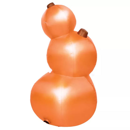 3 Ft 11 In Light-Up Pumpkin Tower Inflatable Decoration - US 1521