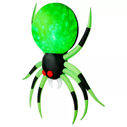 8 Ft Light-Up Hanging Spider Inflatable Decoration - US 4218