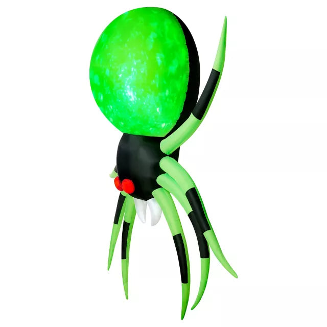 8 Ft Light-Up Hanging Spider Inflatable Decoration - US 4218