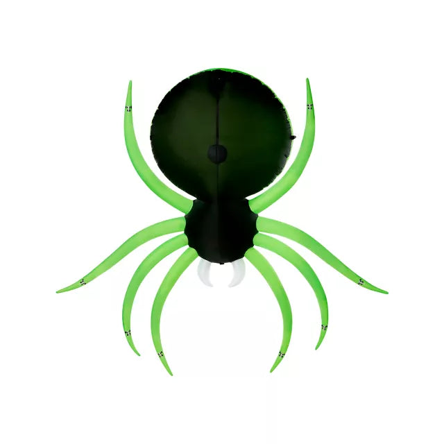8 Ft Light-Up Hanging Spider Inflatable Decoration - US 4218