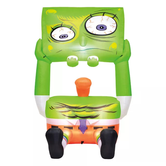 5 Ft Light-Up SpongeBob SquarePants Inflatable Decoration - US 9889