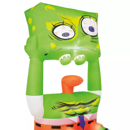 5 Ft Light-Up SpongeBob SquarePants Inflatable Decoration - US 9889