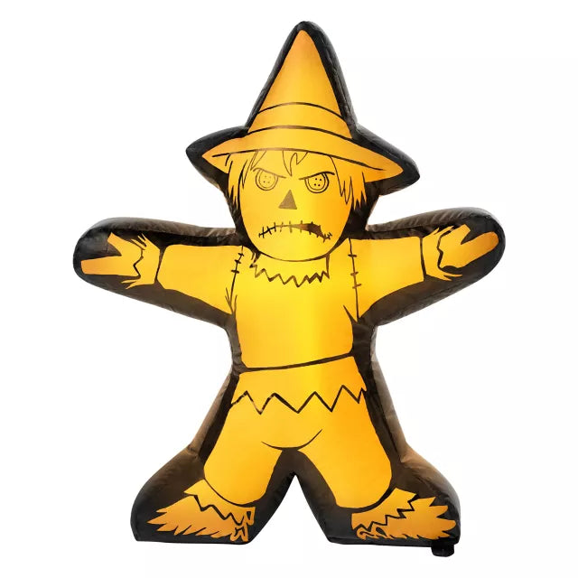2 Ft Light-Up Mini Scarecrow Inflatable Decoration - US 2095