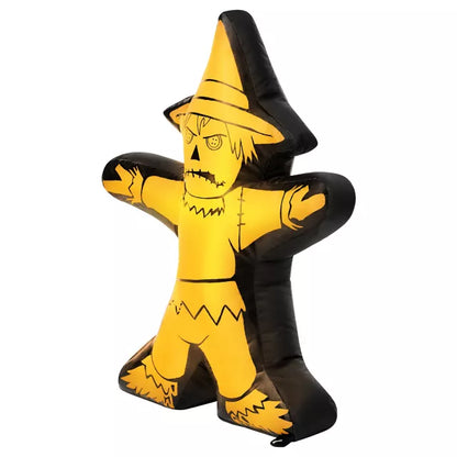 2 Ft Light-Up Mini Scarecrow Inflatable Decoration - US 2095