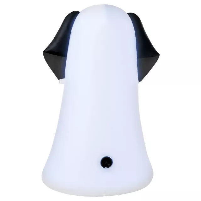 3 Ft 6 In Light-Up Ghost Dog Inflatable Decoration - US 8974