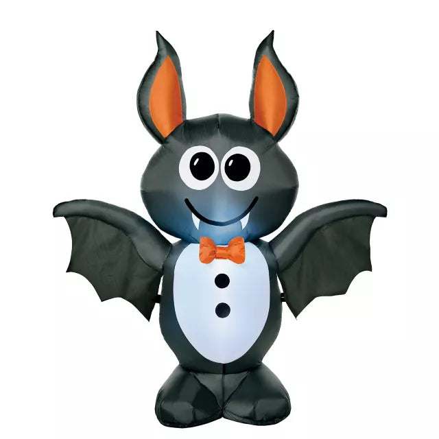 4 Ft Light-Up Vampire Bat Inflatable Decoration - US 9103