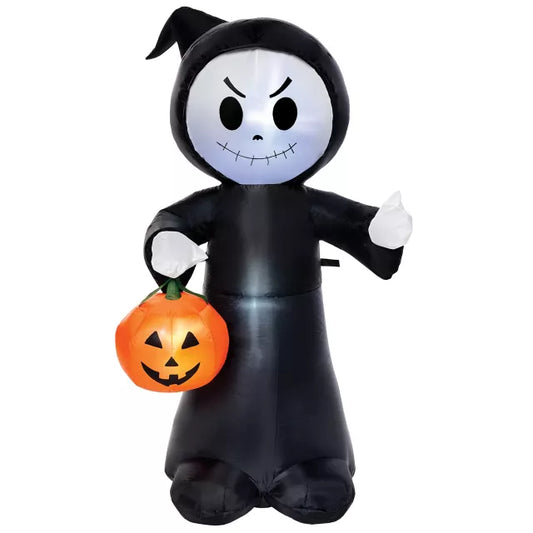 4 Ft Light-Up Reaper Inflatable Decoration - US 9978
