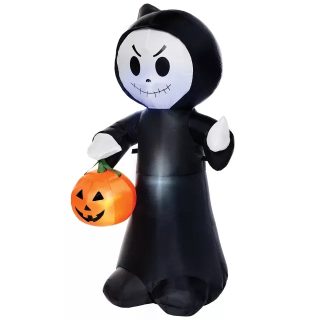 4 Ft Light-Up Reaper Inflatable Decoration - US 9978