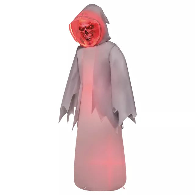 6 Ft Light-Up Dual-Masked Inflatable Decoration - US 4138