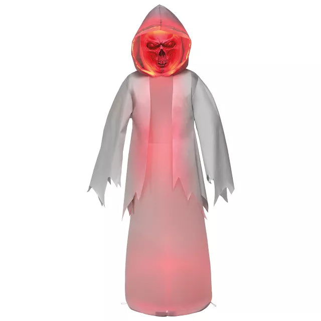 6 Ft Light-Up Dual-Masked Inflatable Decoration - US 4138