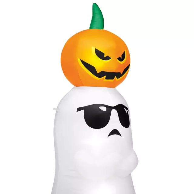 4 Ft Ghost and Pumpkin Inflatable Decoration - US 1198