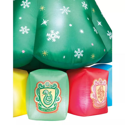 8 Ft Light-Up Tree and Harry Potter Inflatable Decoration - US 5637