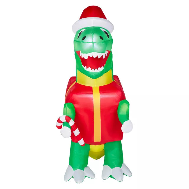 4 Ft Dinosaur Present Inflatable - US 1386