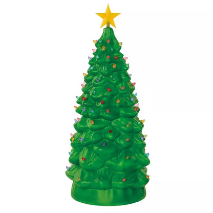 3 Ft 10 In Light-Up Blow Mold Green Christmas Tree - US 0578