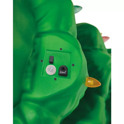 3 Ft 10 In Light-Up Blow Mold Green Christmas Tree - US 0578