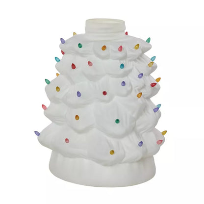 3 Ft 10 In Light-Up Blow Mold White Christmas Tree - US 6141