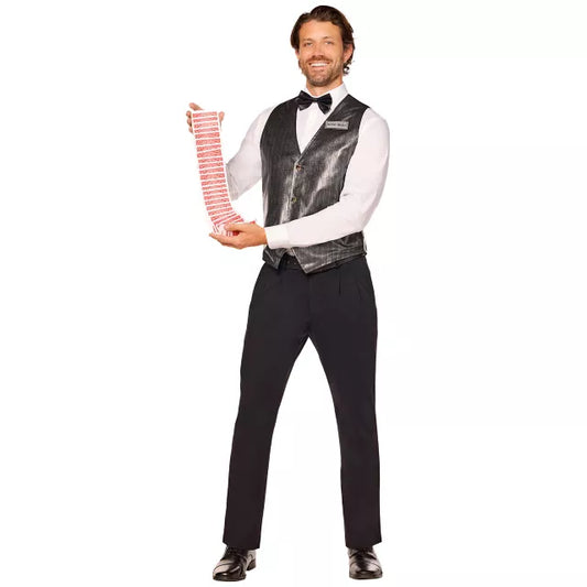 Adult Card Dealer Costume Kit - US 9074